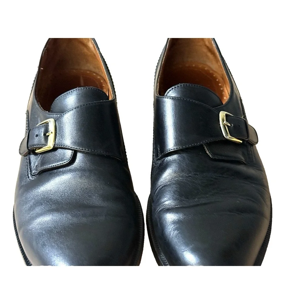 Bostonian Florentine Men's Sz 10D‎ Black Leather Loafers Dress Shoes 24190